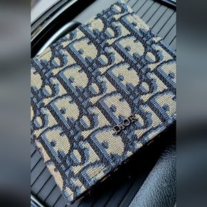 Christian Dior Oblique Jacquard Wallet